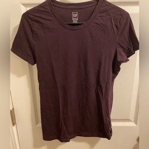 Dark purple U-neck